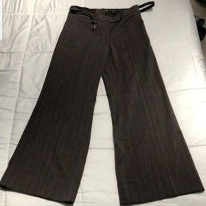 NWT, Wide legged brown dress pants and belt